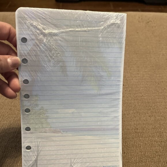 Day-Timer Coastlines Note Pads 2 Pads Of 24 Sheets #13188 Fits 3 & 7 Ring Size 4 - Picture 7 of 8